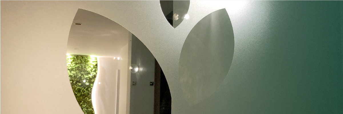 Almea Porta Vetro con Logo