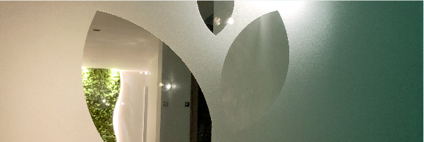 Almea Porta Vetro con Logo